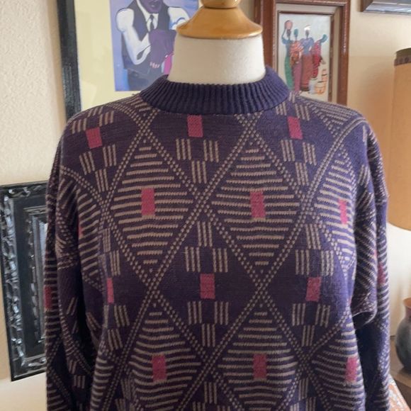 Vintage 80s Men’s Sweater - Picture 3 of 7